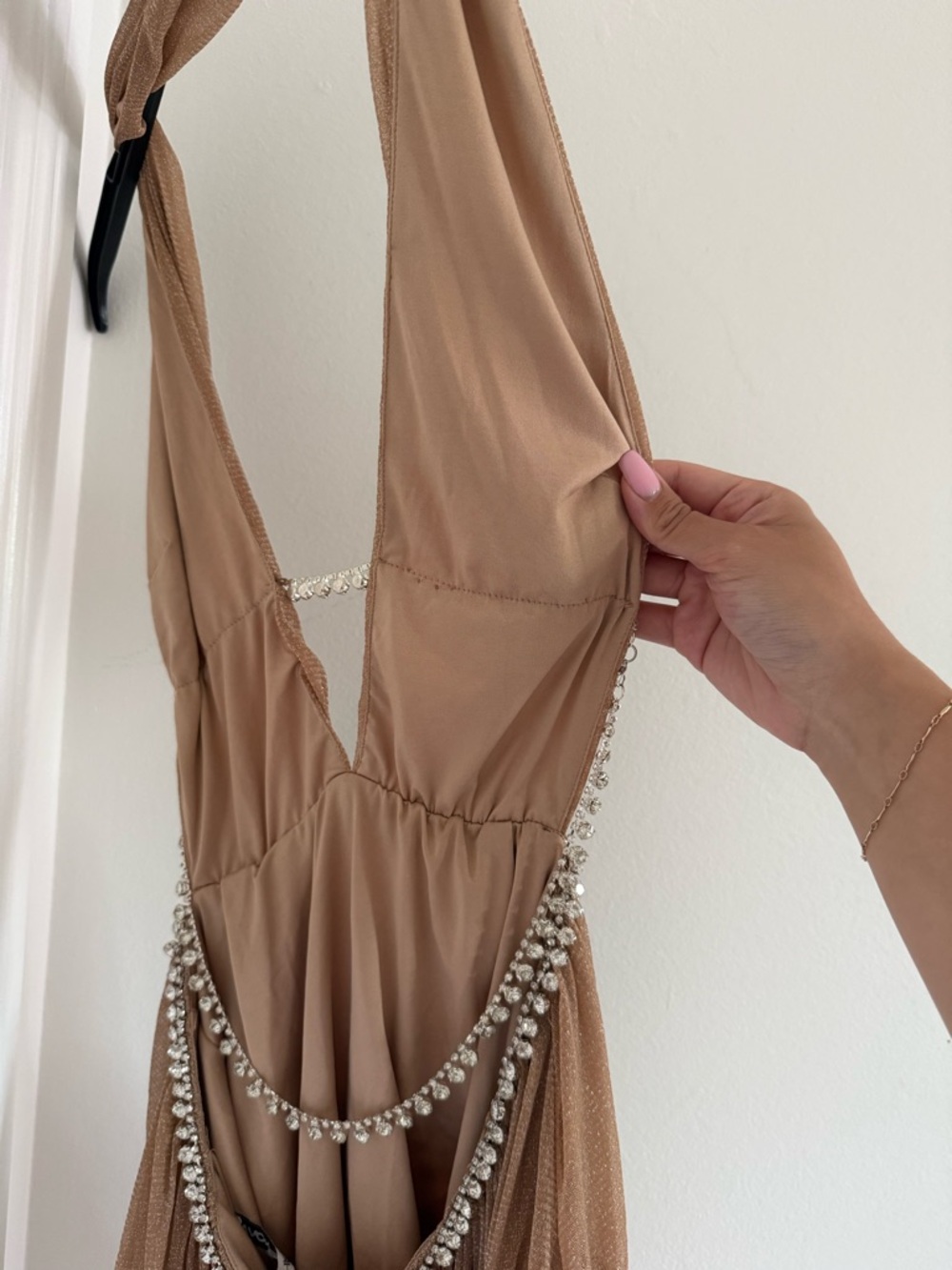 Falling star glitter mesh dress small - Picture 3 of 6